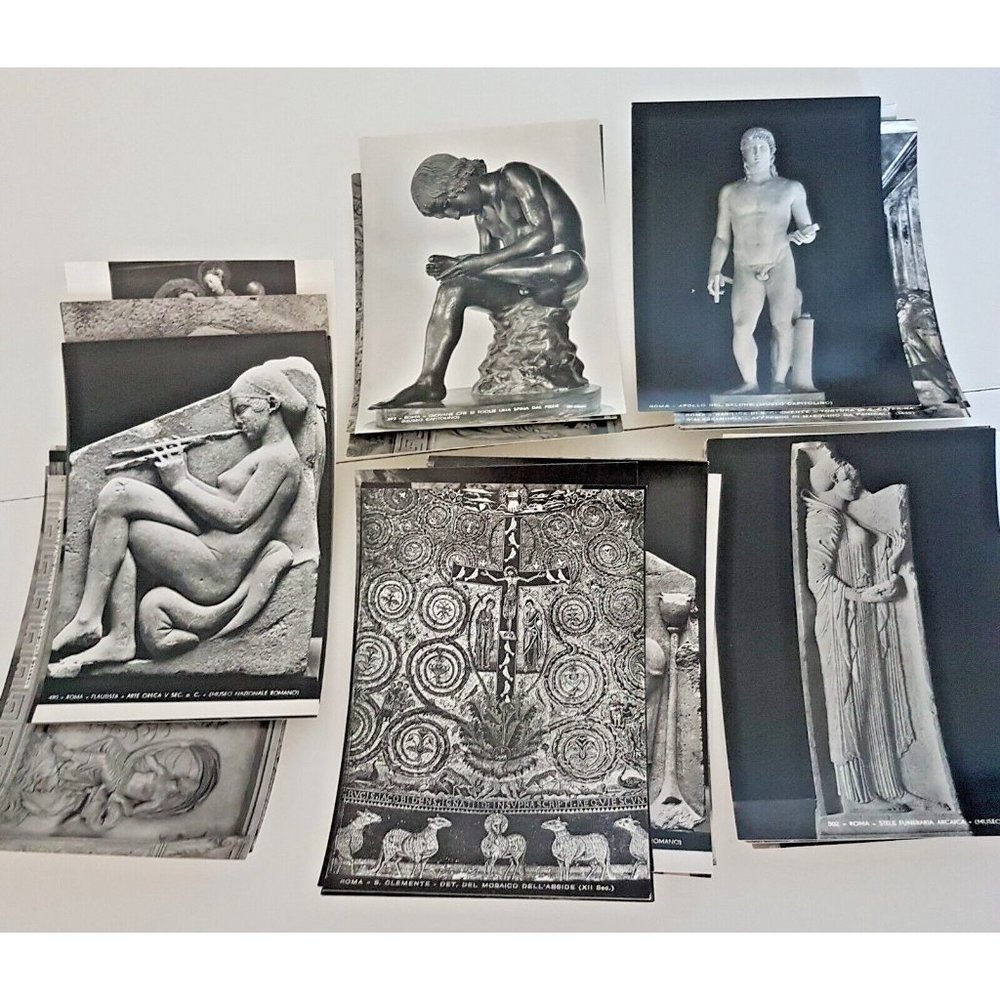 Roma E. Richter Vintage Postcard Lot of 30 Vera Photo Grafia Italy ER Museum